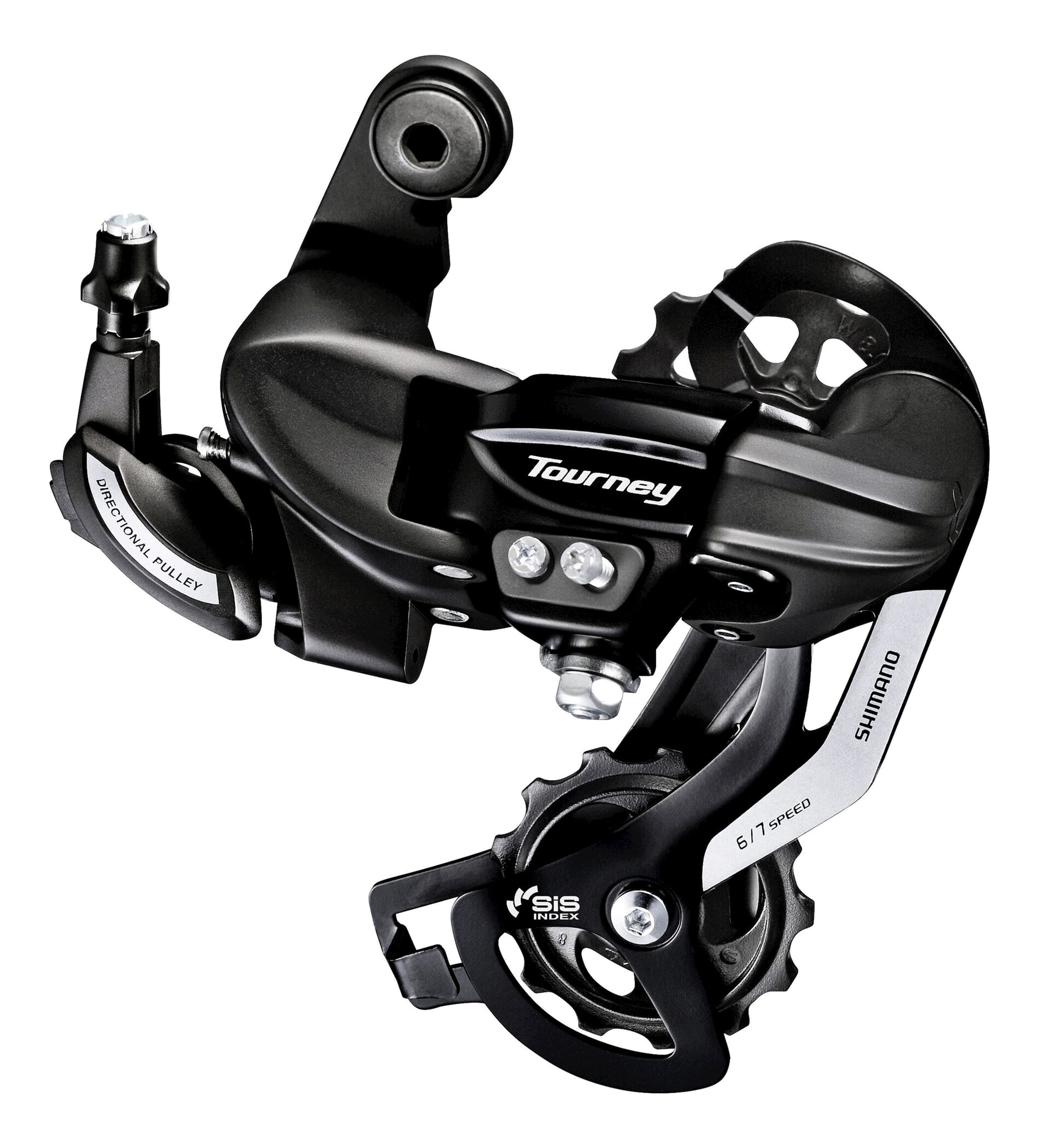 Dérailleur Arrière 6 7 vitesses Shimano Tourney TY500 - Direct Mount (D-Type) - Noir