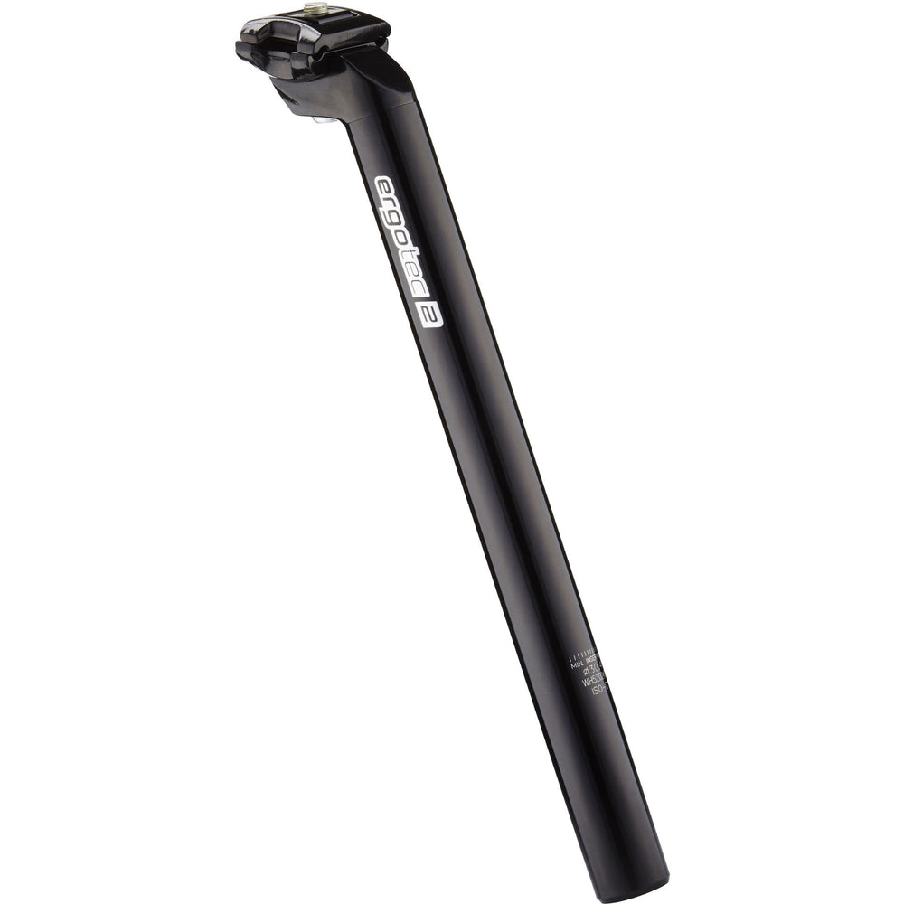 Ergotec Zadelpen CNC Patent 30,4x350mm Alu zwart