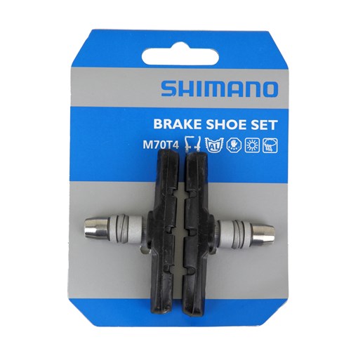 Brake pads M70T4 V-brake rubber black silver