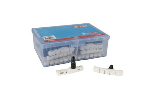 Remblokset Elvedes V-brake 72 mm - wit (25 paar)