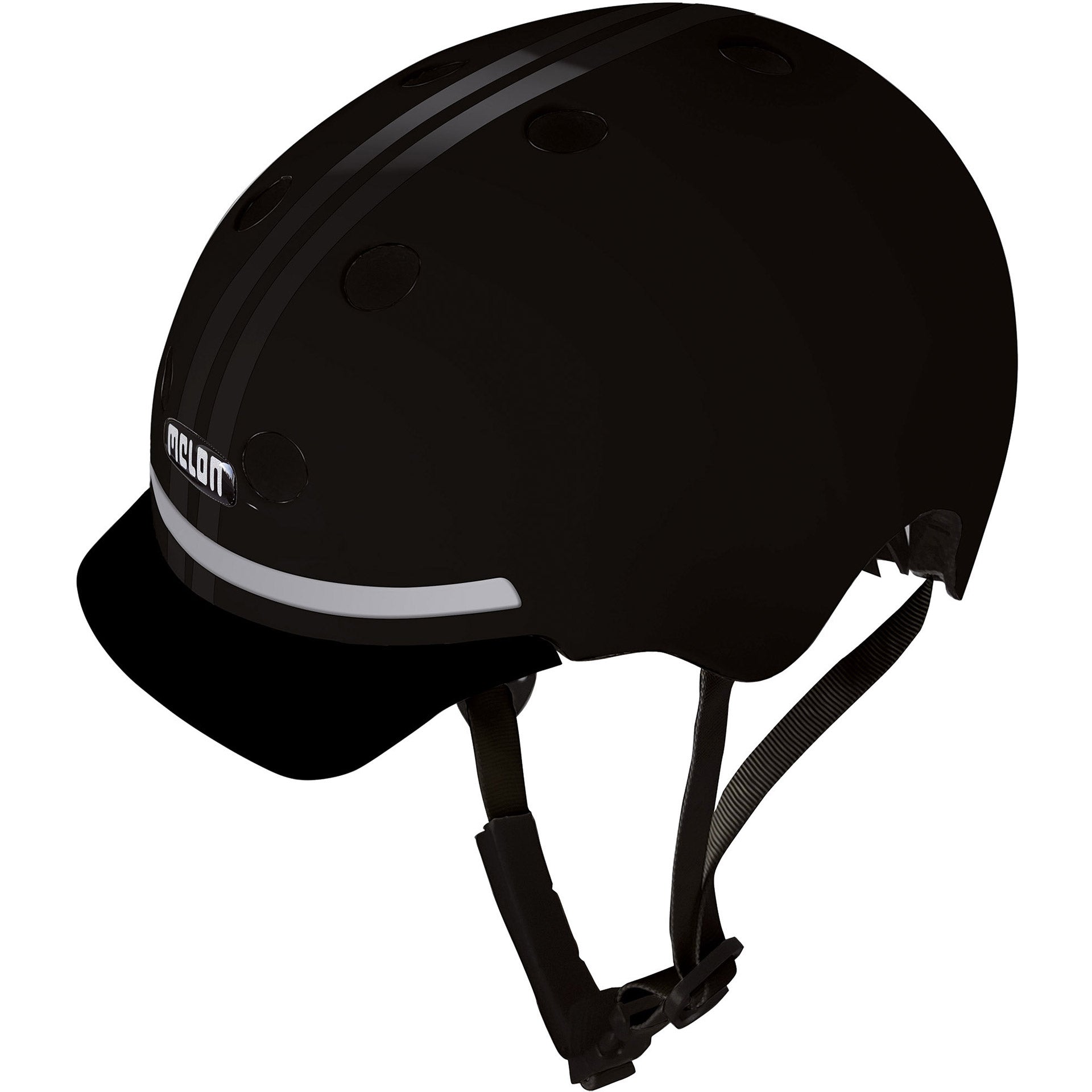 Melon helm met verlichting E-Serie Black Ice XL-XXL