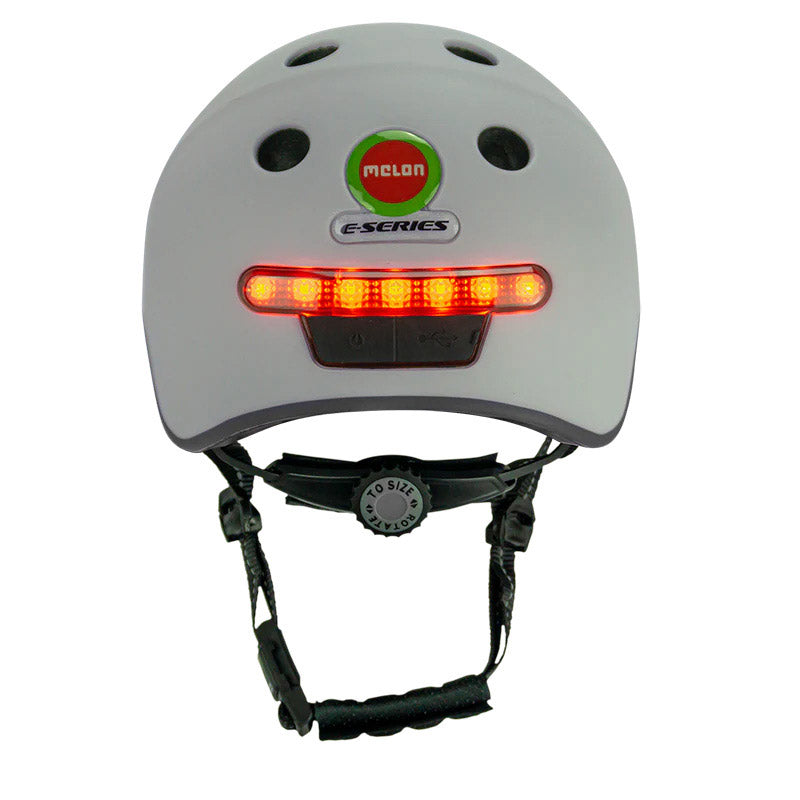 Meloenhelm met verlichting e-serie metropool ml
