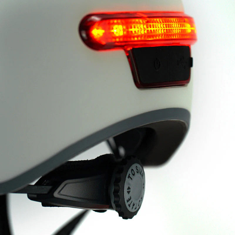 Meloenhelm met verlichting e-serie metropool ml