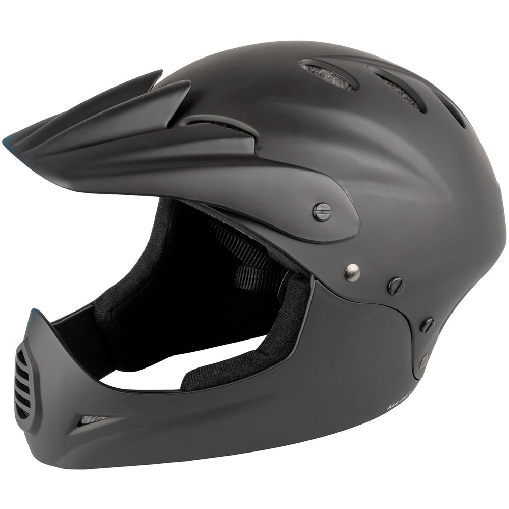 casque de vélo Downhill unisexe ABS noir mat taille 58-61 cm L