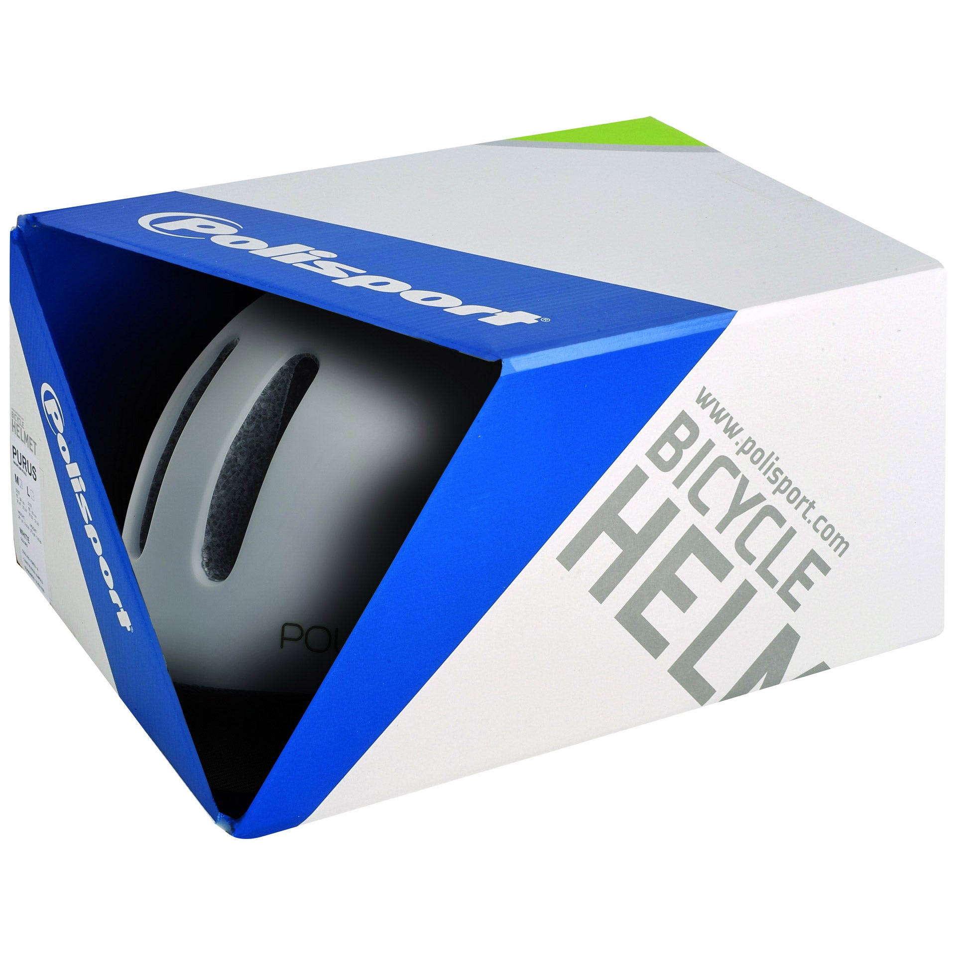 Casque de vélo Polisport Commuter M (54-58cm) - gris blanc mat