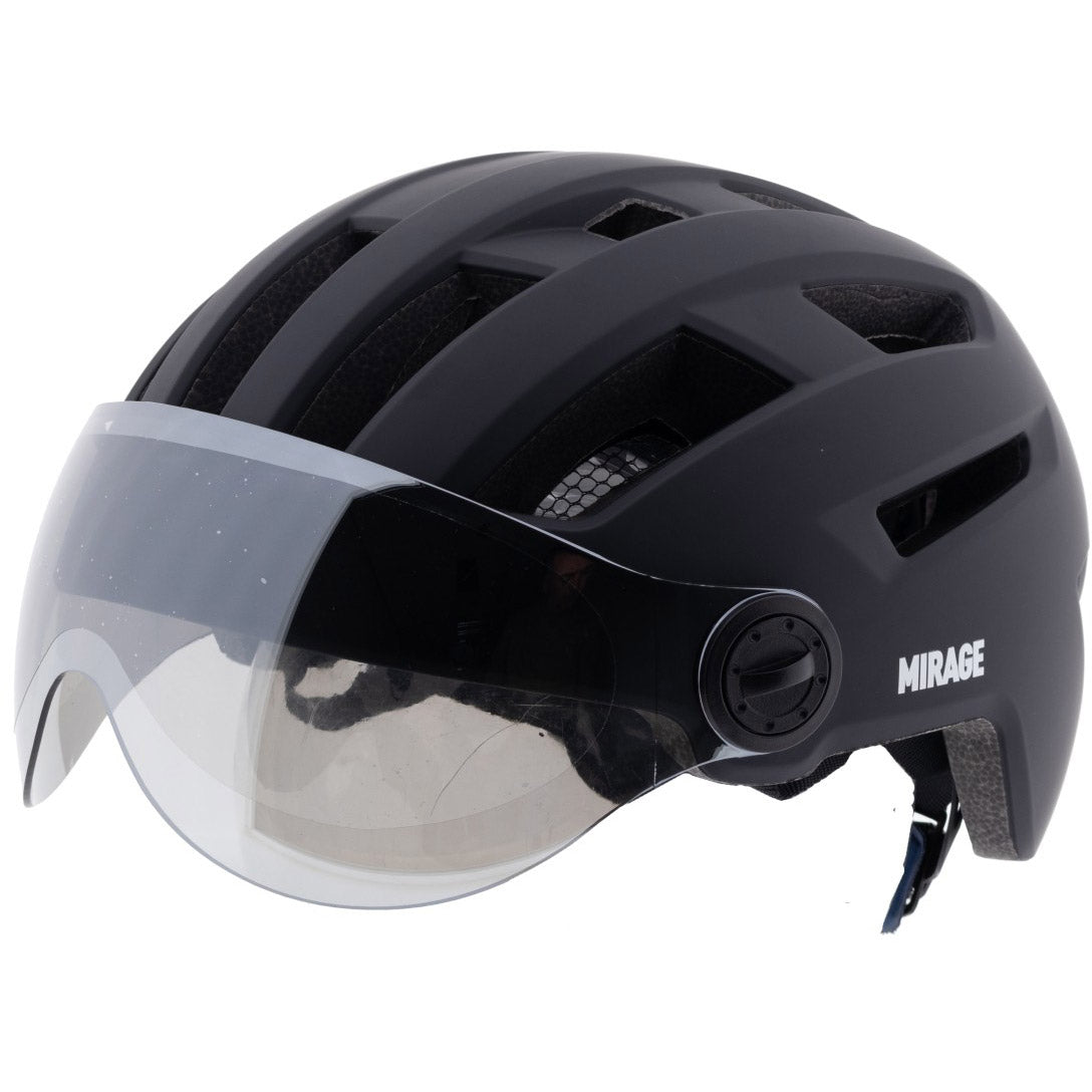 Buzaglo mirage urban helm speed pedelec led 55-58cm mat zwart