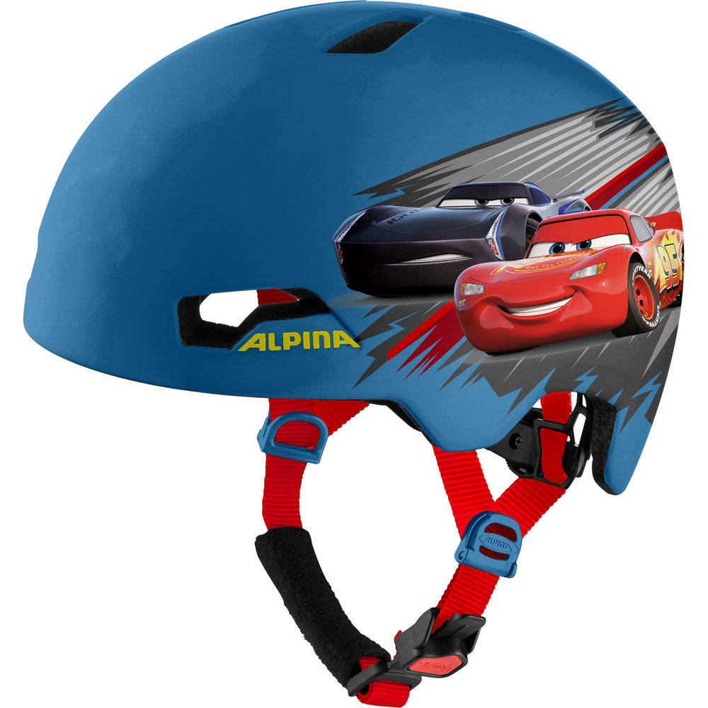 Olympische sportkleding alpina sports kinderhelm disney cars 51-56 mat