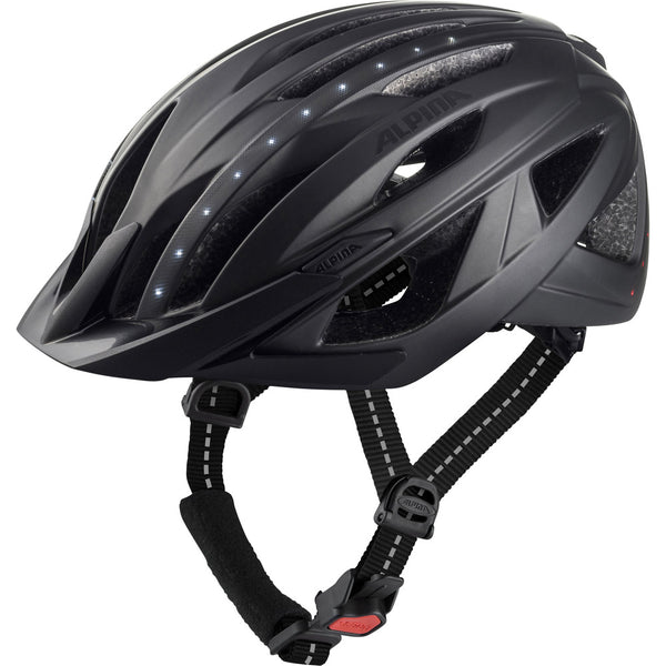 Olympic sportswear Alpina Sports Urban Helmet Haga LED 55-59 Matte Black