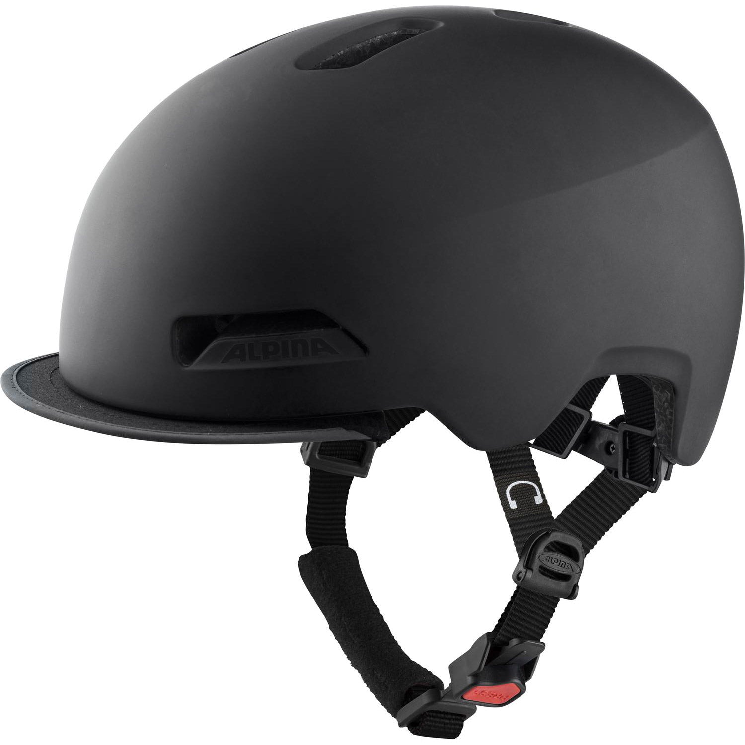 Olympische sportkleding alpina sports urban helm brooklyn 57-61 mat zwart