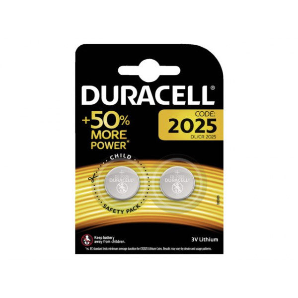 Batterij Duracell CR2025 3V Lithium p 2