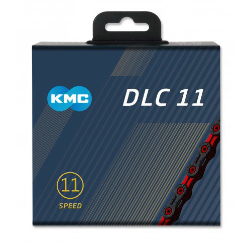 KMC Fietsketting DLC ​​11 118 Schakels - Rood Zwart