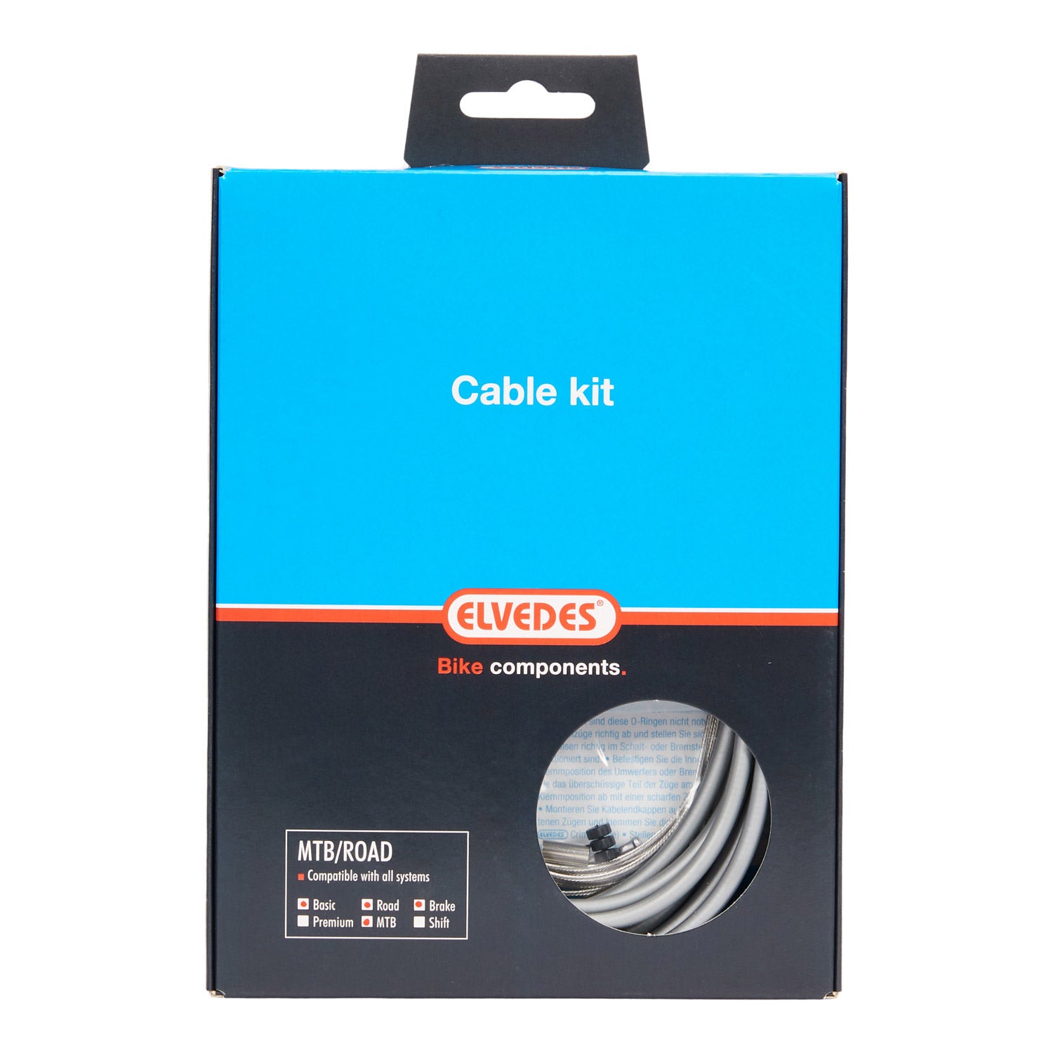 Elvedes Remkabelkit ATB race universeel zilver 2015010