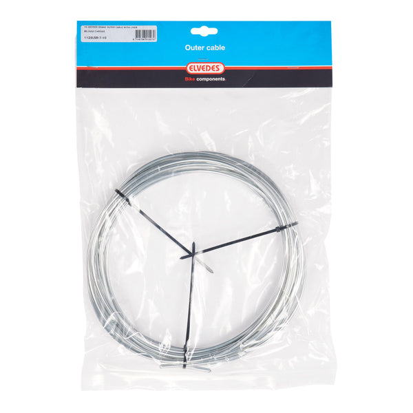 Câble extérieur de frein Elvedes 5mm (10m) gaine chromée 1125LSR-7-10