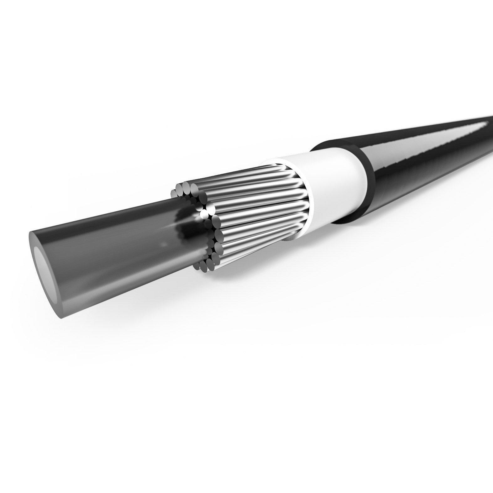 Elvedes shift cable outer 5mm (10m) braided liner 182043-10