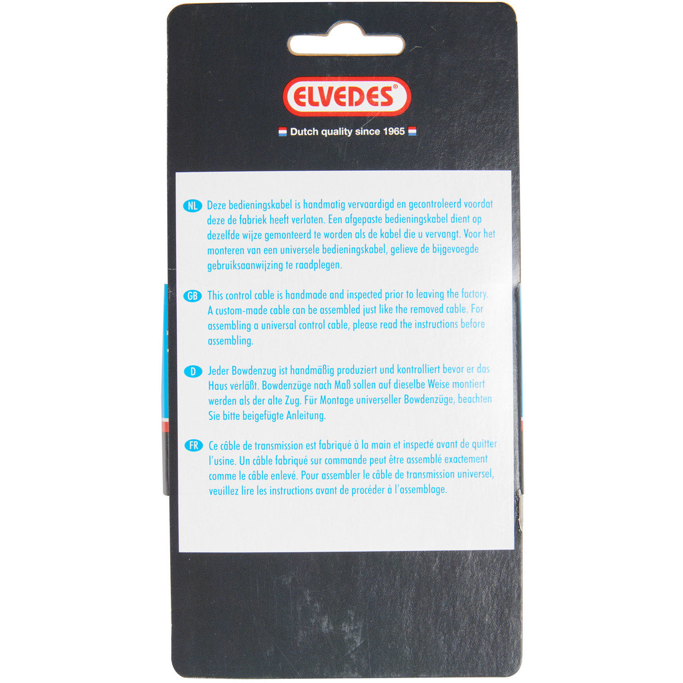Gear Cable Set Elvedes 1700 2250 mm Universal Sturmey Archer Stainless Steel - Silver (on card)