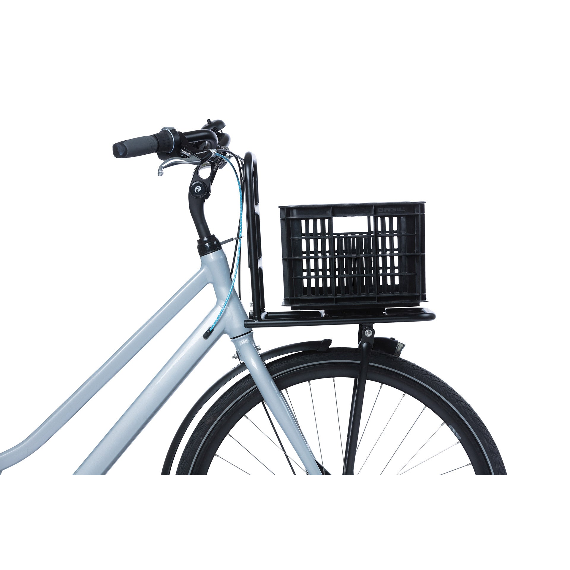 Basil fietskrat S - klein - 17,5 liter - zwart