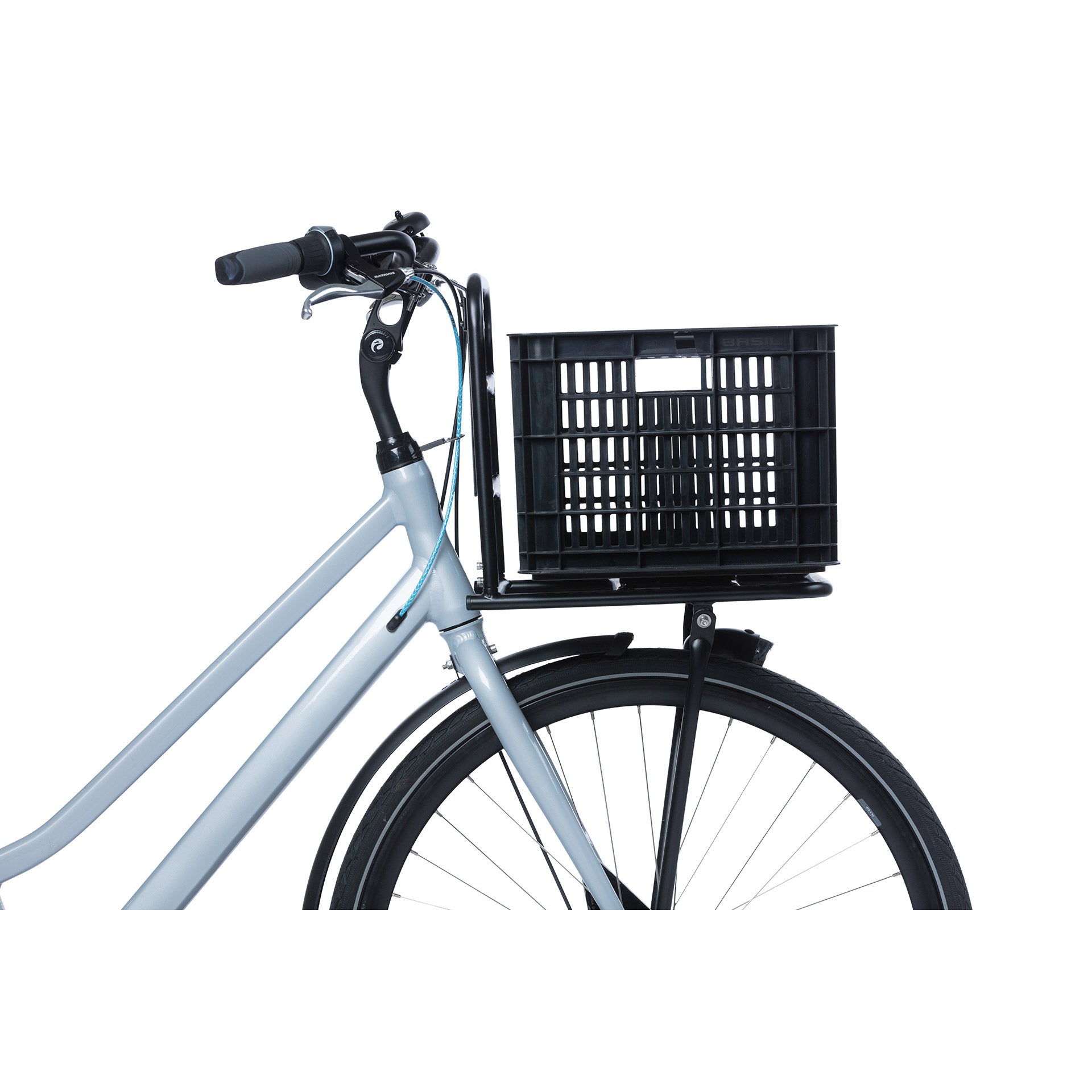 Basil fietskrat M - medium - 29.5 liter - zwart