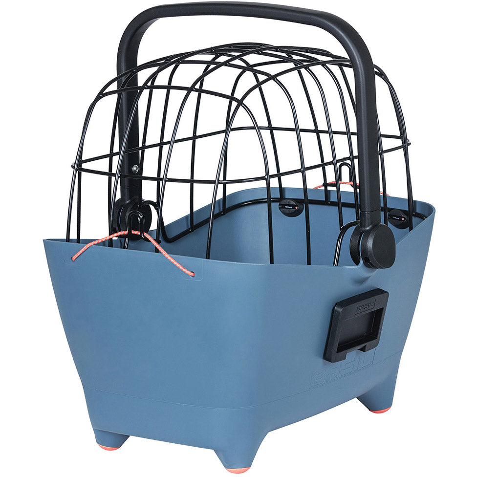 Basil Buddy KF - hondenfietsmand - voorop - faded denim