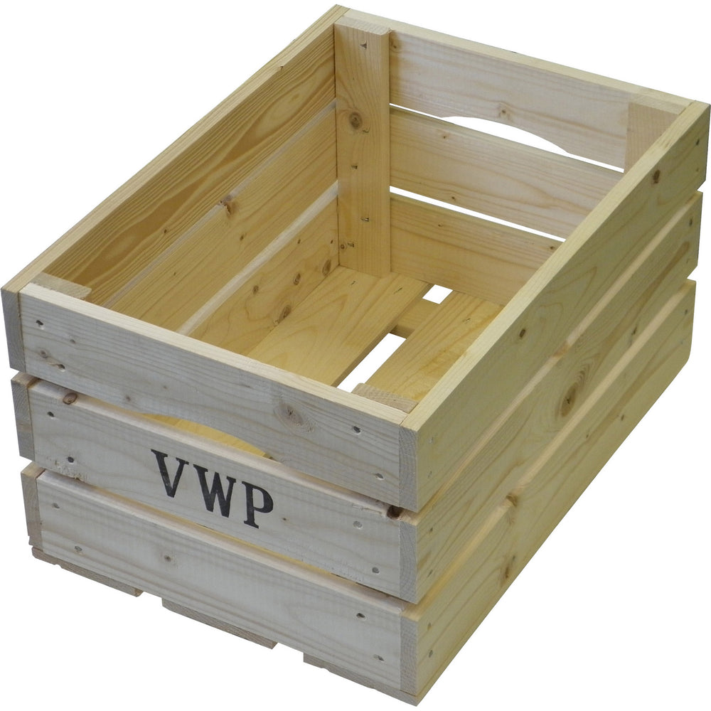 VWP Caisse de vélo en bois | Bois | Marron | Assemblage fixe