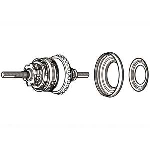 Shimano y3et98010 binnenwerk 182mm nexus 7v sg-7r40 tm 50