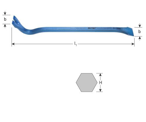 Rotec koevoet 18x600 (nml)