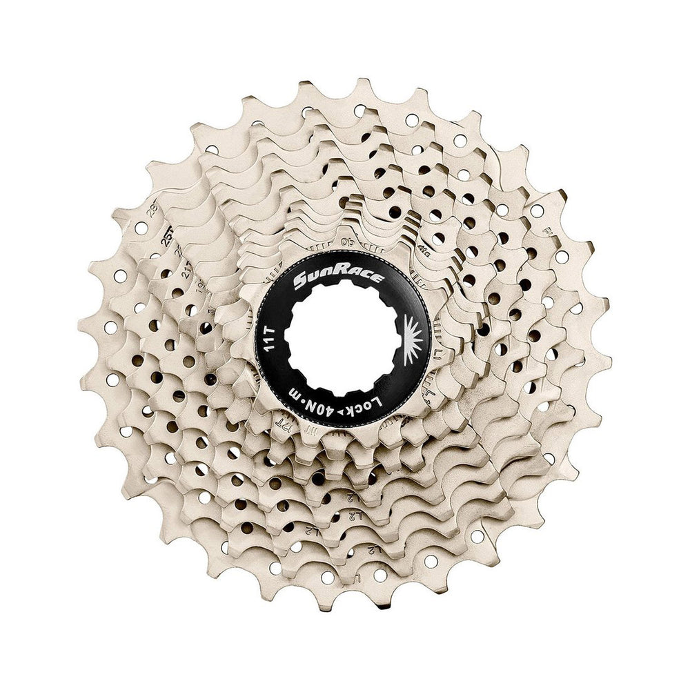 SunRace csrs3 cassette 11 speed 11-28t. zilver metallic in doos