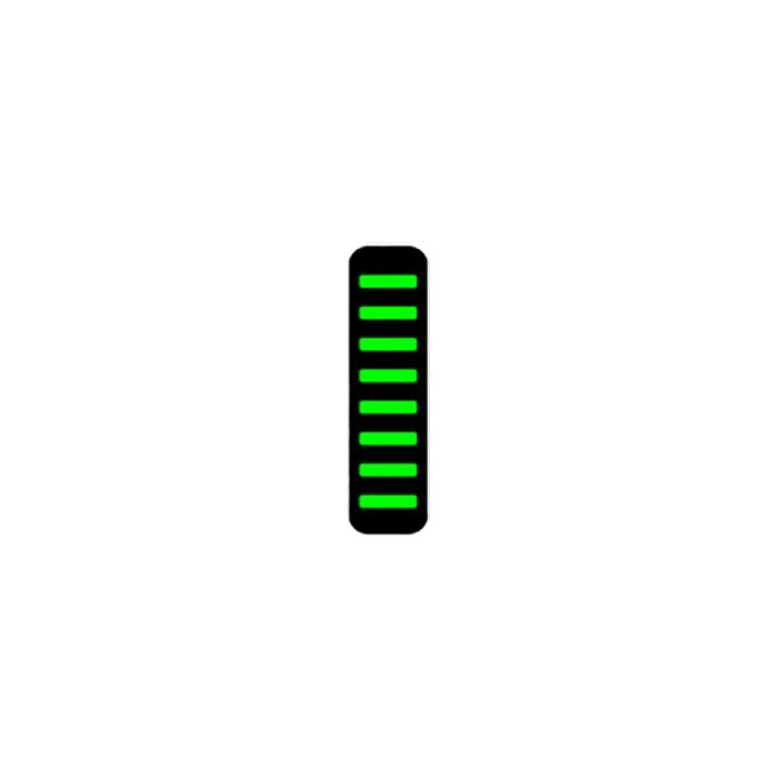 Rrp proguard cable tie - front - sticker - max protection - neon green