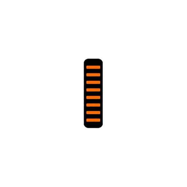 Rrp proguard cable tie - front - sticker - max protection - orange