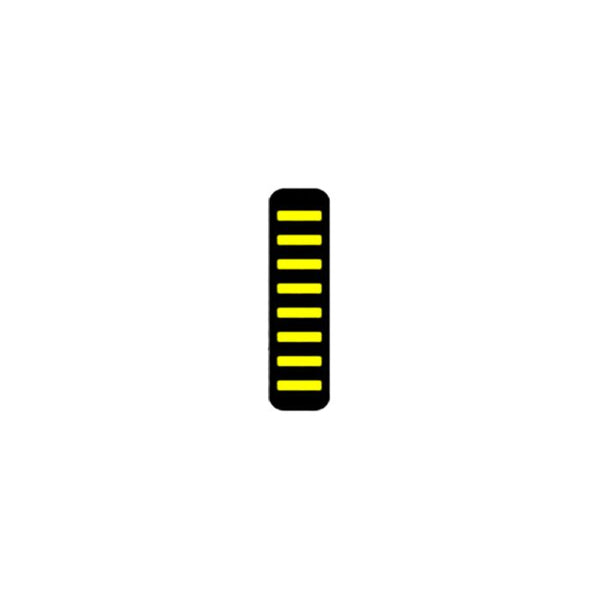 Rrp proguard cable tie - front - sticker - standard - yellow