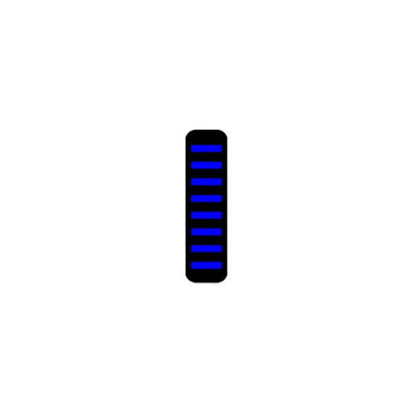Rrp proguard cable tie - rear - sticker - blue