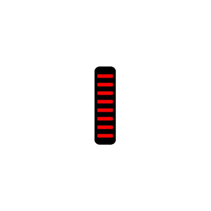 Rrp proguard cable tie - rear - sticker - red