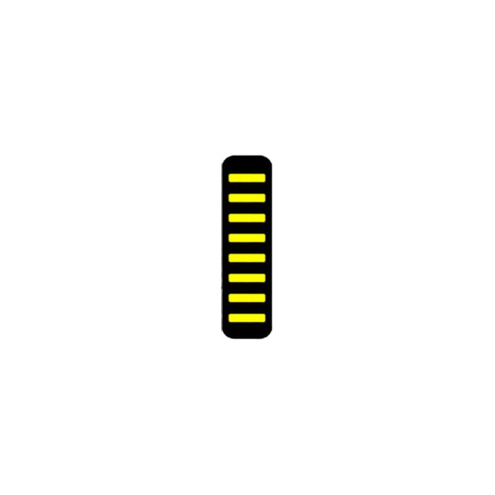 Rrp proguard bolt on v1 - front - sticker - standard - yellow