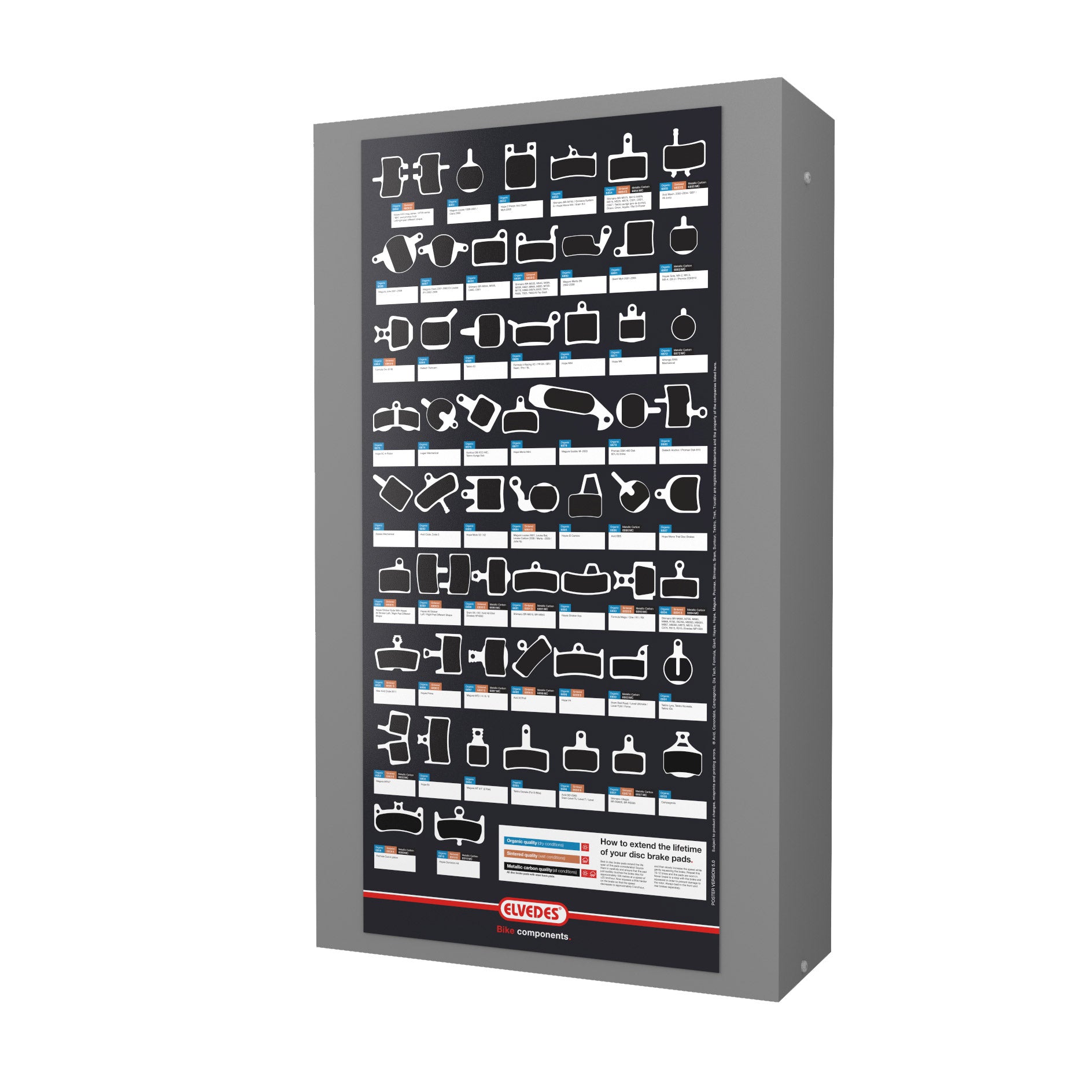 Ontdekking schijfremblokjes display. geleverd zonder inhoud