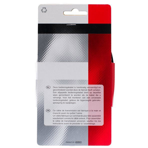 versnellingskabel set Nexus 1700 2150 mm zwart zilver