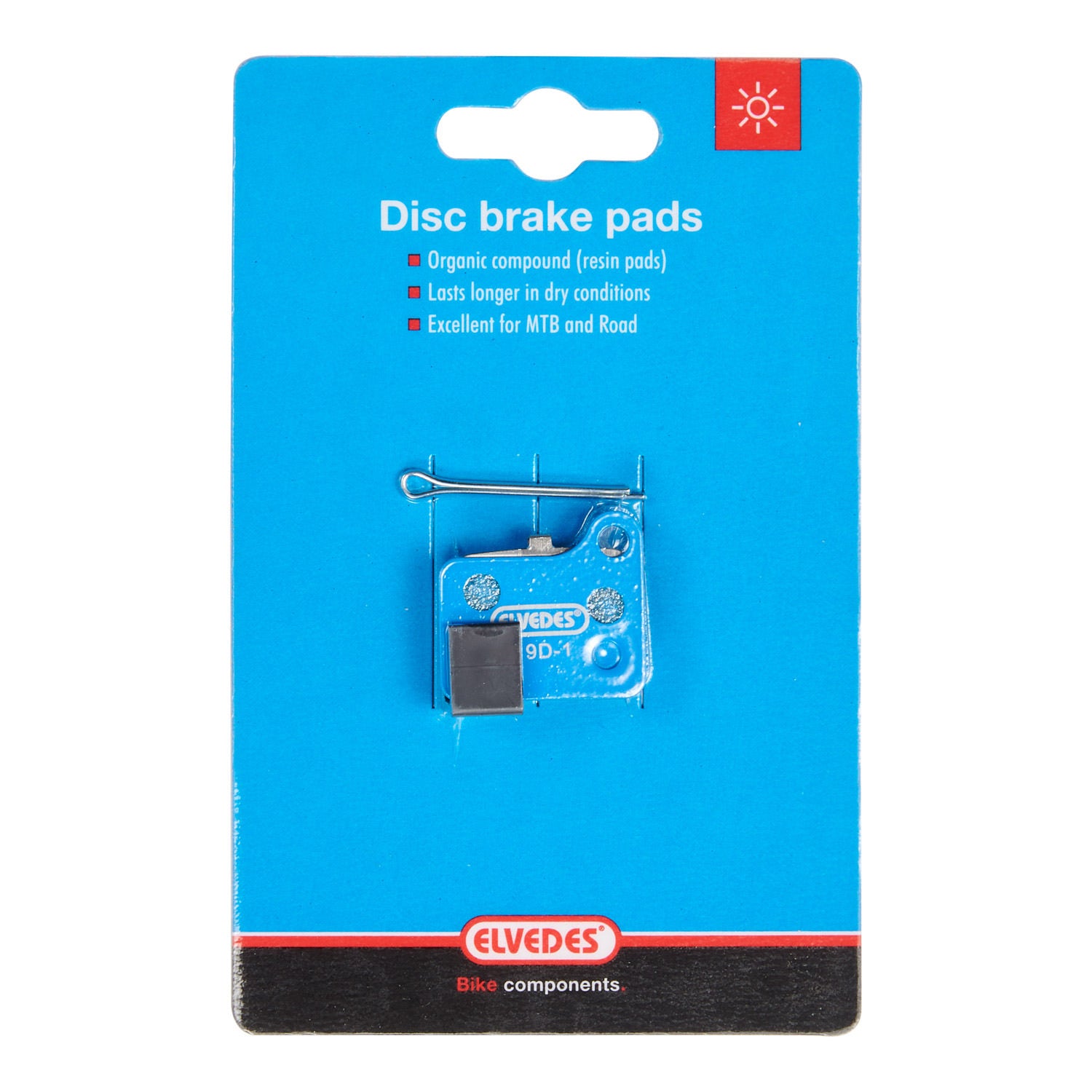 Jeu de plaquettes de frein à disque Elvedes organique Shimano BR-M555, M556, C900, C901 (1 paire)