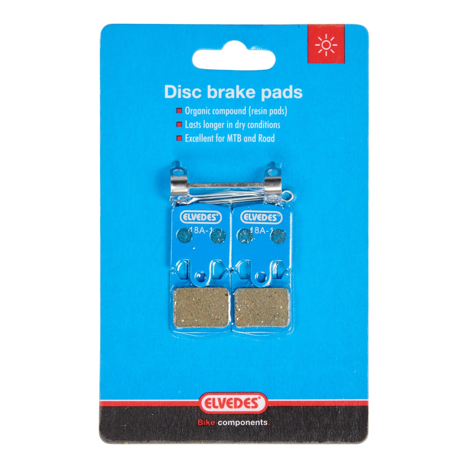 Jeu de plaquettes de frein à disque Elvedes organique Hope M4 (2 paires)