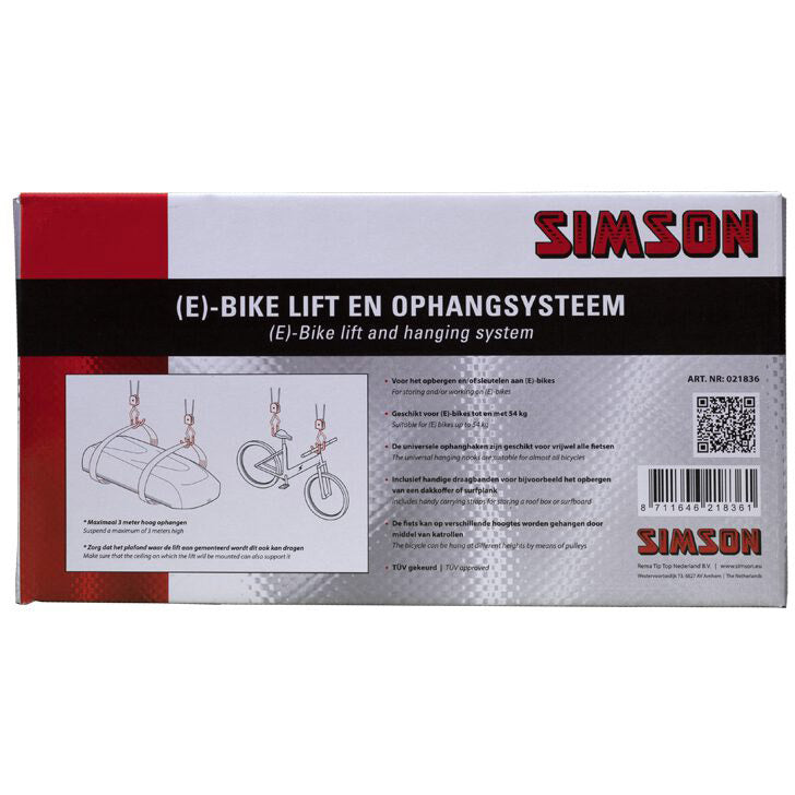 Simson fietslift zwaar (e-bike)