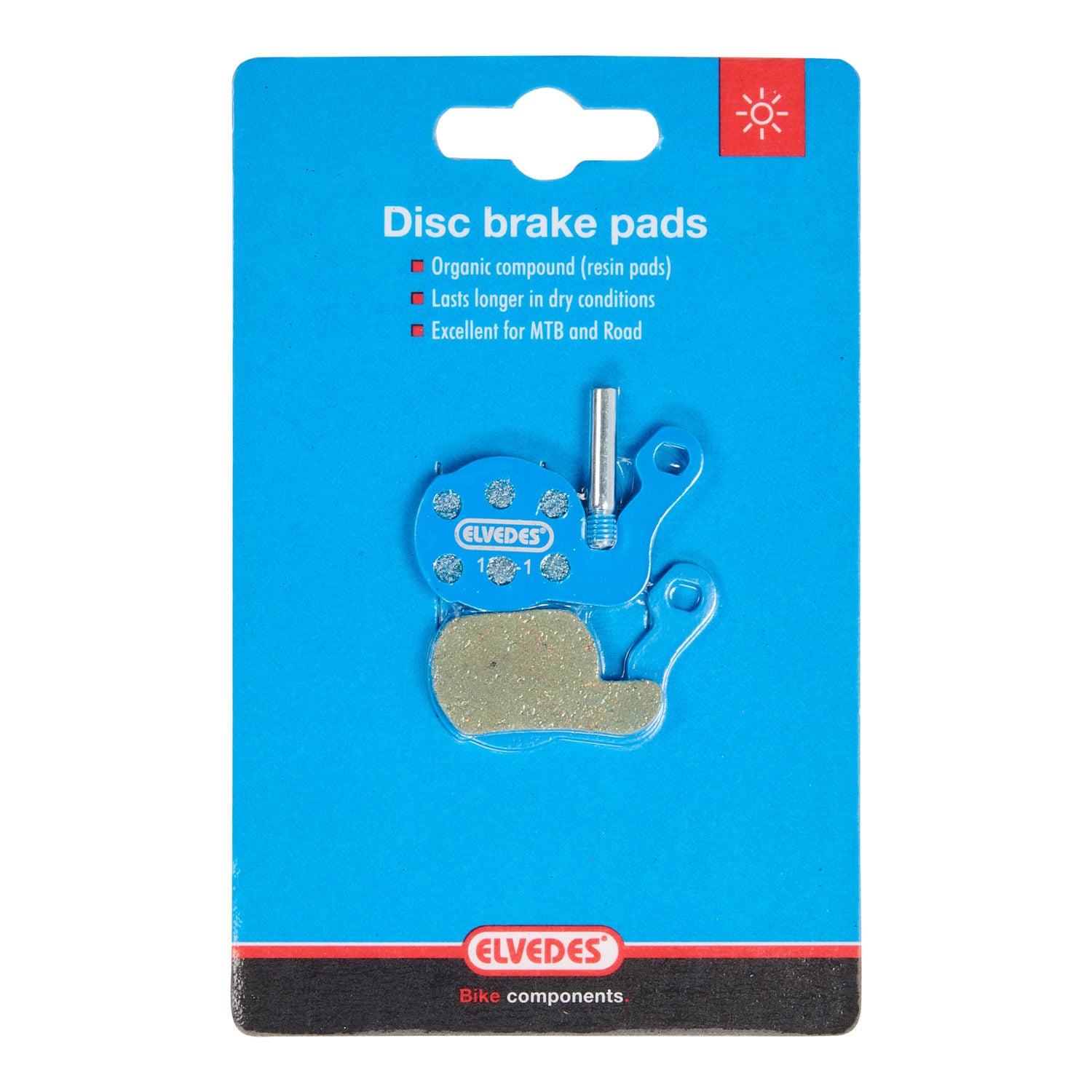 Jeu de plaquettes de frein à disque Elvedes organique Louise 2007, Louise BAT, Louise Carbon 2008 Marta 2009 Julie HP (1 paire)