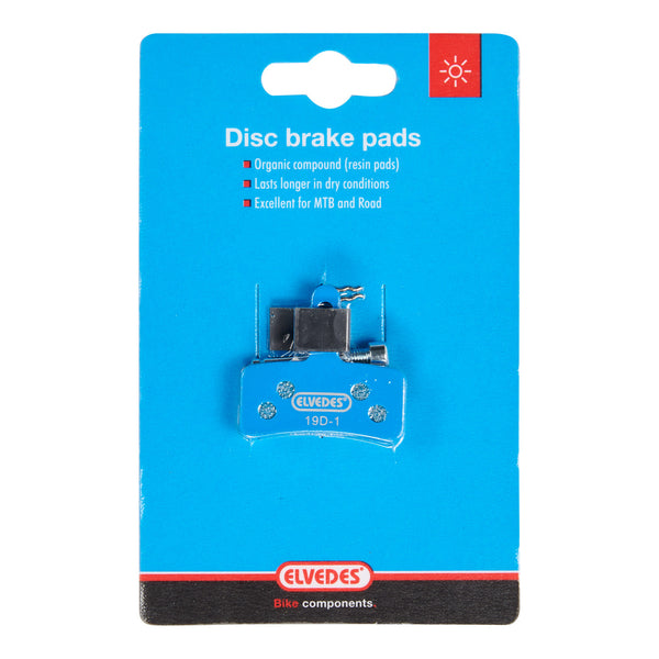 Jeu de plaquettes de frein à disque Elvedes organique Tektro Dorado (E-bike)