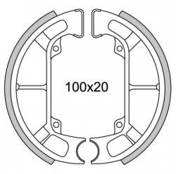 Segment de frein newfren 252 typhoon zip sfera