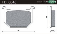 Plaquette de frein à disque newfren fd0046