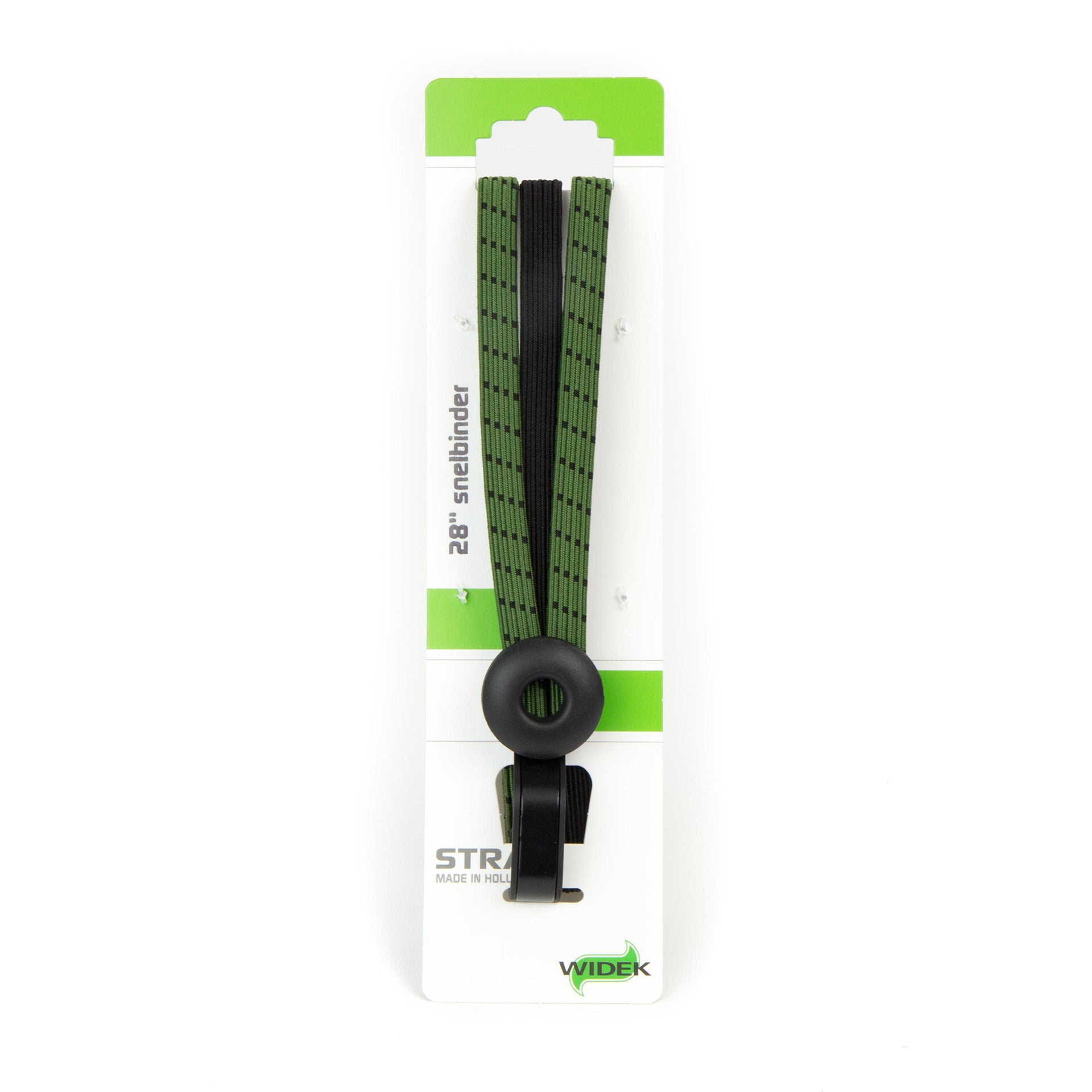 Qibbel widek triobinder oog met haak 3x12mm zwart olijfgroen