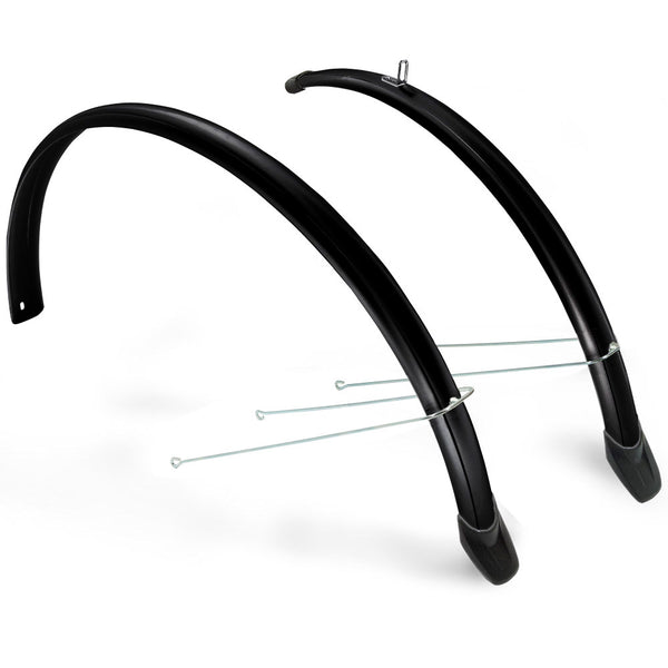 mudguard set 24 inch 58 mm plastic black
