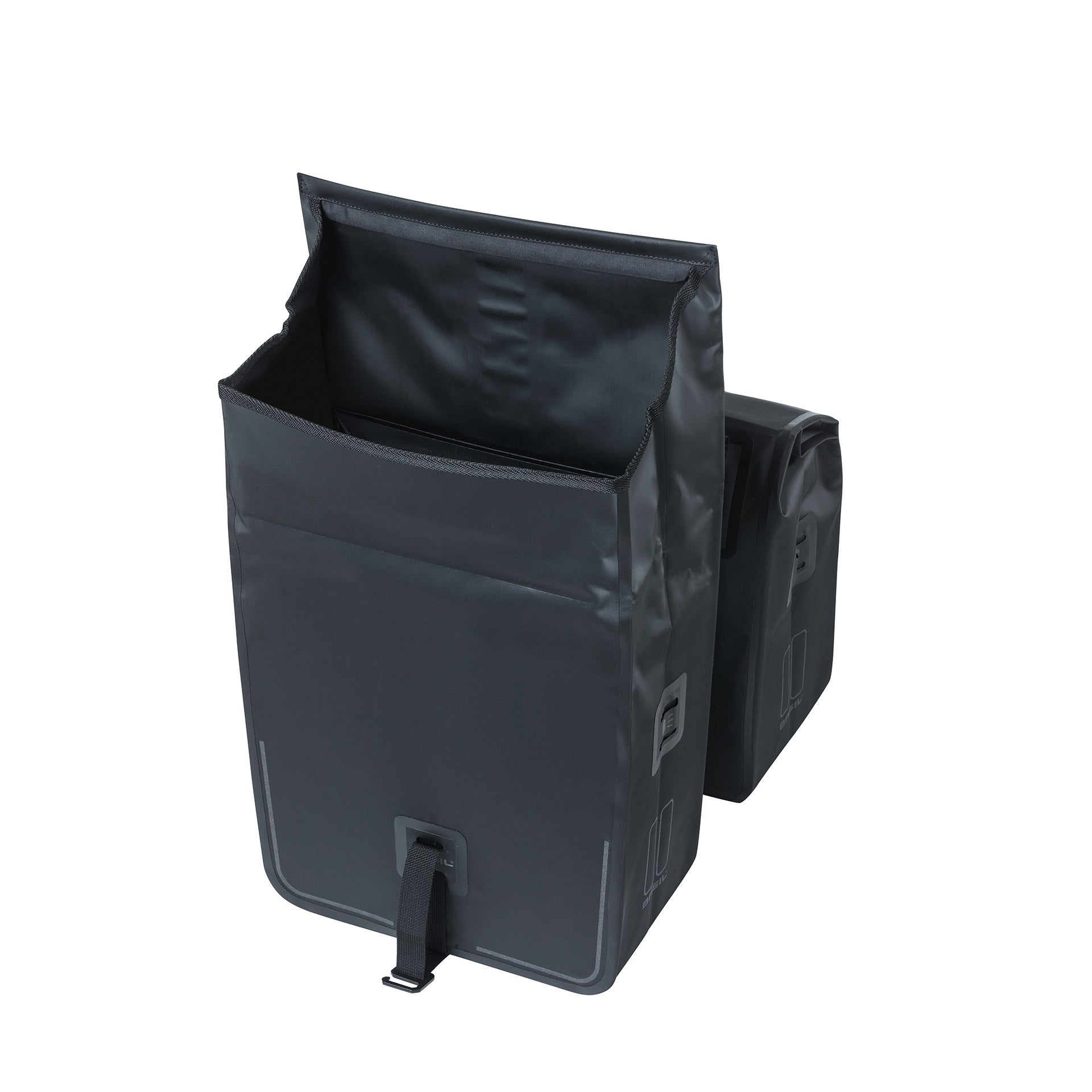 Basil Urban Dry dubbele fietstas, waterdicht, 50L, mat zwart