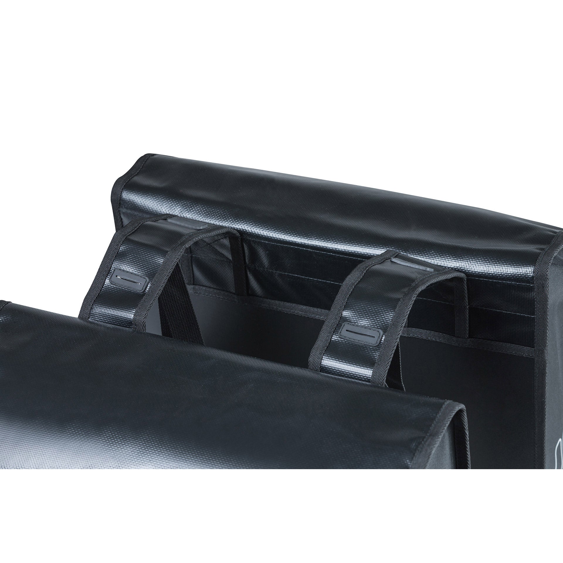 Basil Urban Load Dubbele Fietstas - Zwart