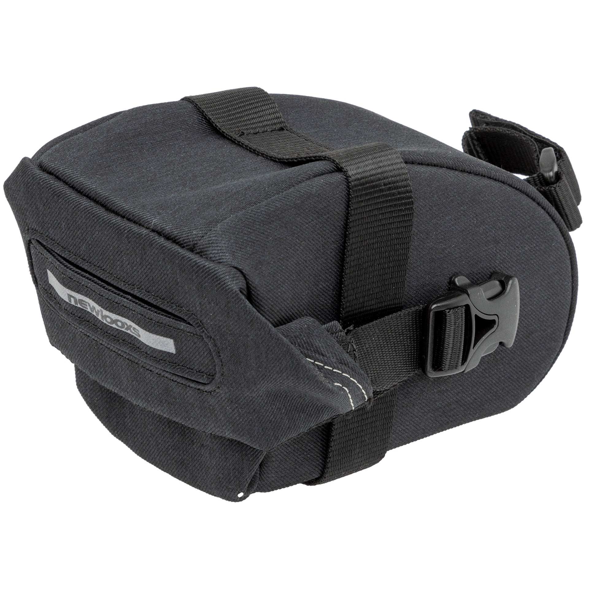 New Looxs Sports zadeltas - Zwart - Polyester - Klittenband - 0,9L