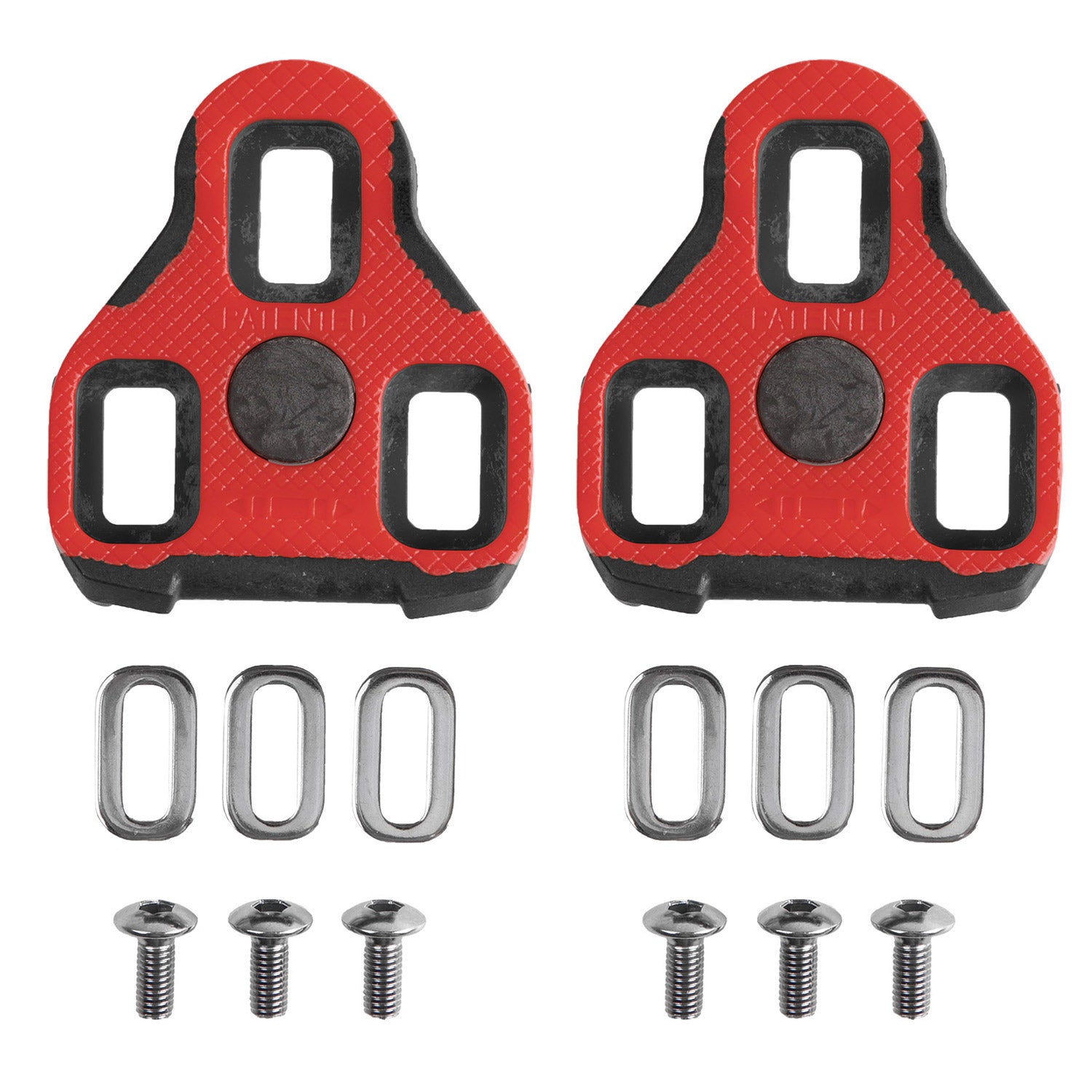 Exustar schoenplaatjes E-ARC11 7° antislip rood