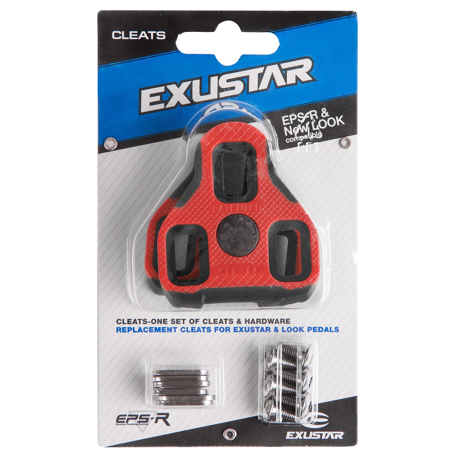 Exustar schoenplaatjes E-ARC11 7° antislip rood