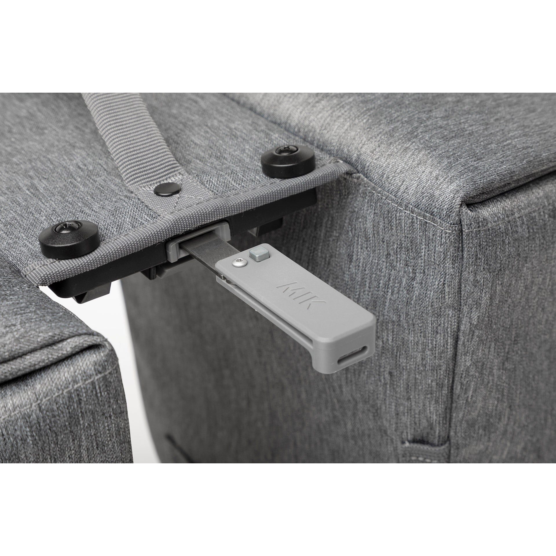 New Looxs Nova Double - Dubbele fietstas, grijs