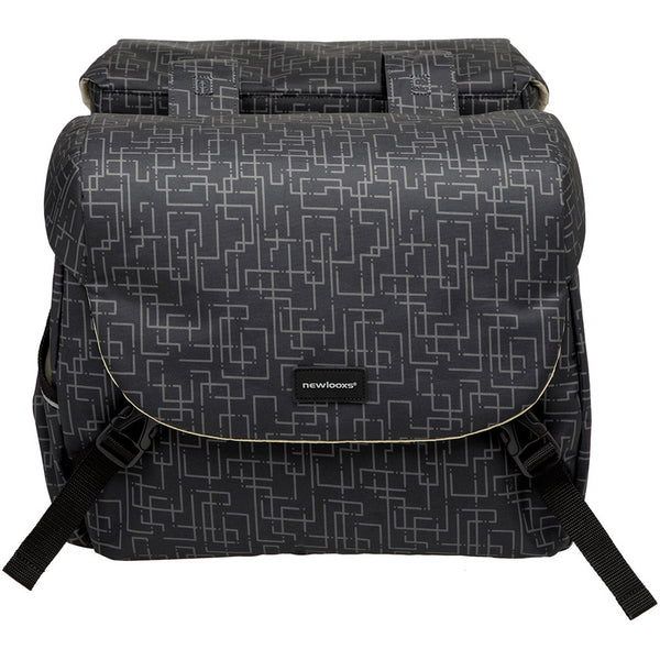 Mondi Joy Double Pannier - Water-Repellent Polyester - Black - 38L